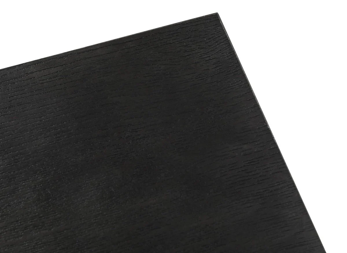 Buffet enfilade 3 tiroirs 2 portes en bois et métal noir DARYL - Image 11