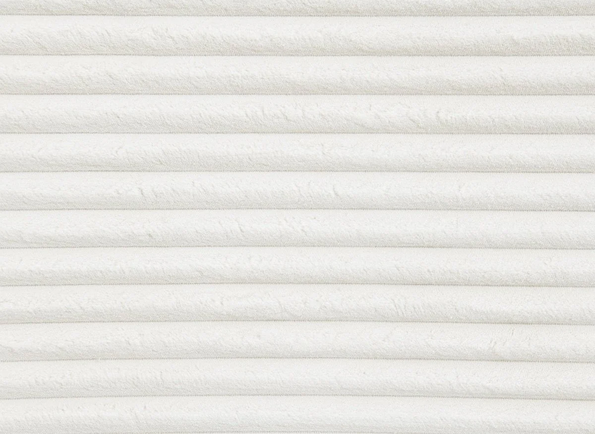 Canapé d'angle convertible avec méridienne et coffre en gros côtelé doux beige TILDA - Angle droit - Image 12