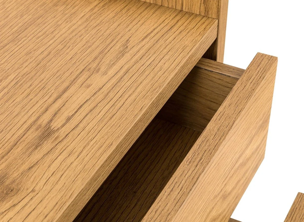 Commode 5 tiroirs en bois couleur chêne SACHA - Image 6