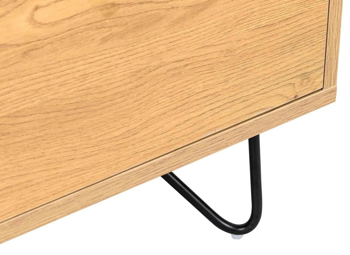 Commode en bois 4 tiroirs avec coiffeuse intégrée DARINA - Image 7