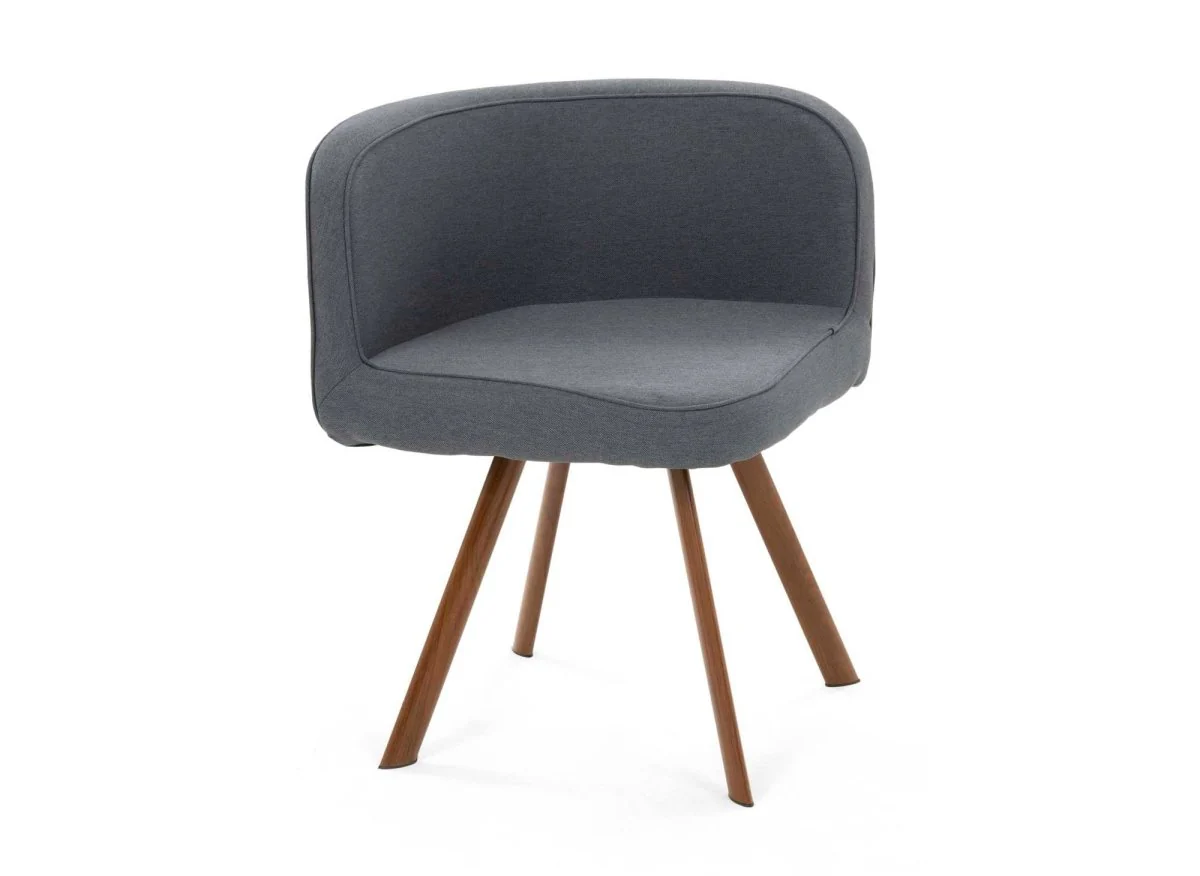 Ensemble table + 4 chaises encastrables grises FLEN - Image 8