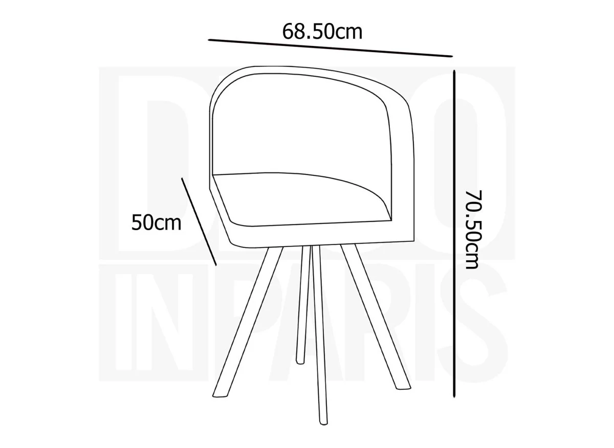 Ensemble table + 6 chaises encastrables gris FLEN XL - Image 7