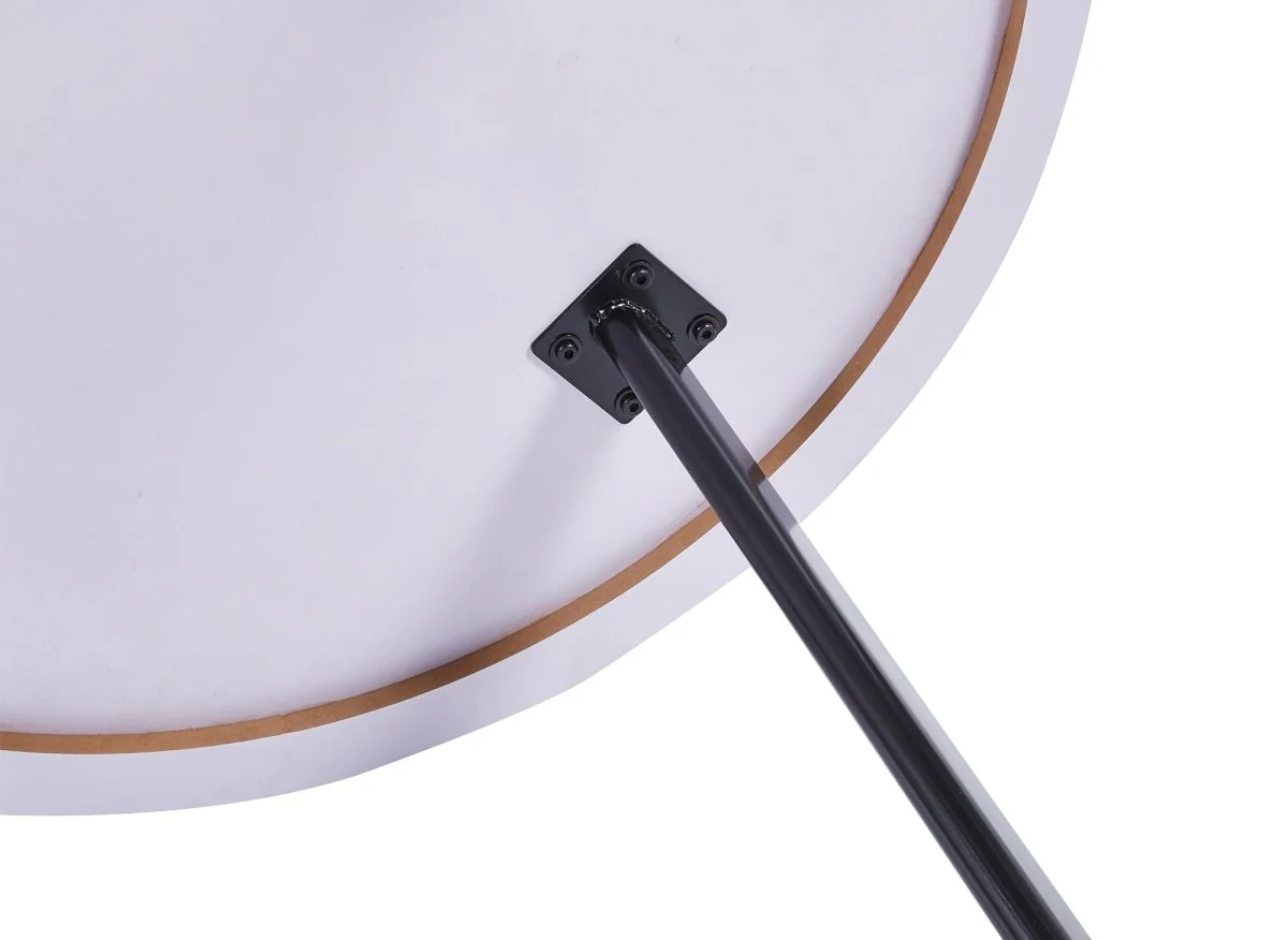 Ensemble table à manger en bois avec 4 tabourets beige IRINA - Image 7