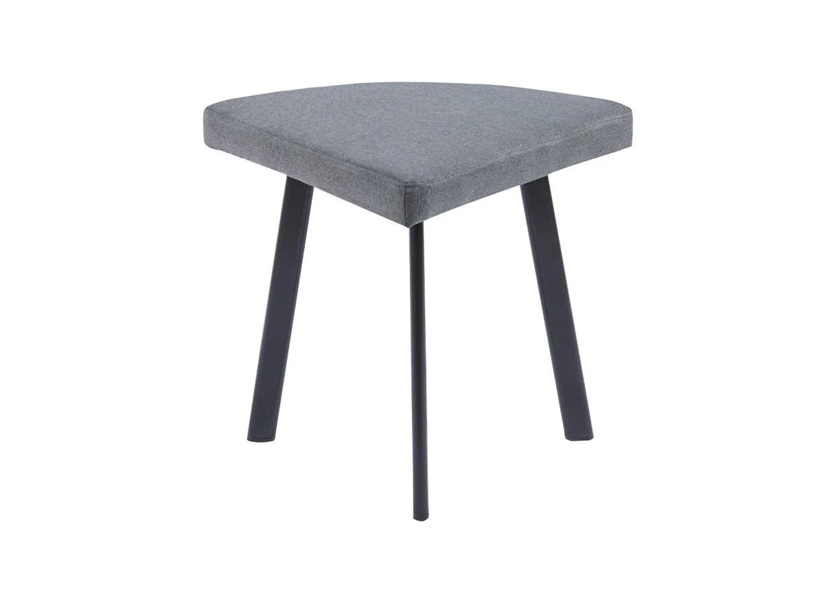 Ensemble table à manger en bois gris clair avec 4 tabourets gris IRINA - Image 12