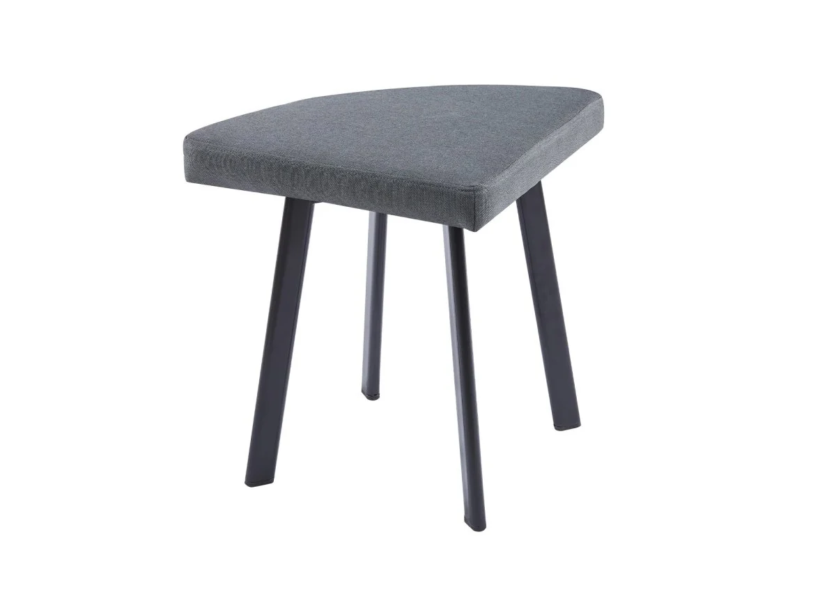 Ensemble table à manger en bois gris clair avec 4 tabourets gris IRINA - Image 13