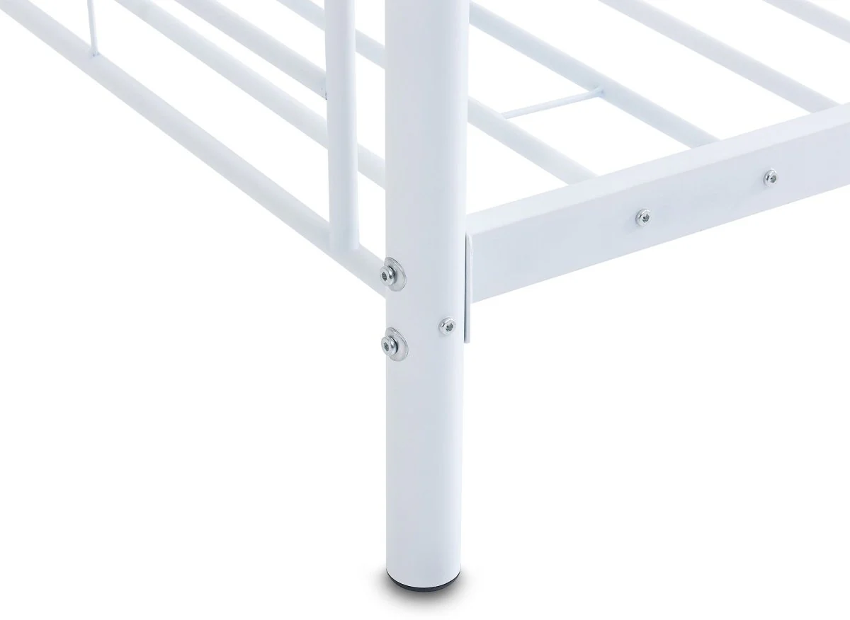 Lit superposé TWINS en métal blanc 90 X 190 cm + sommiers - Image 6