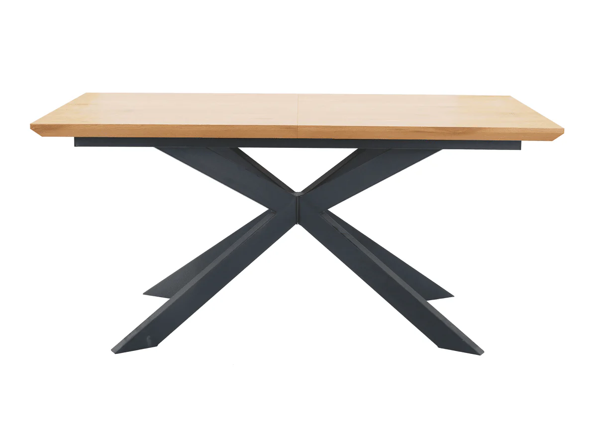 Table à manger extensible couleur bois 6-10 personnes ODINE - Image 5