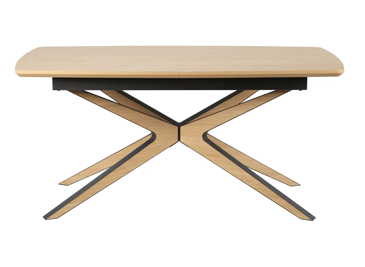 Table à manger extensible effet bois 6-10 personnes OXANE - Image 3